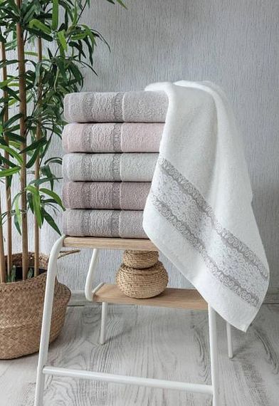 Рушники Pupilla Montella 50х90см Бамбук набір 6шт