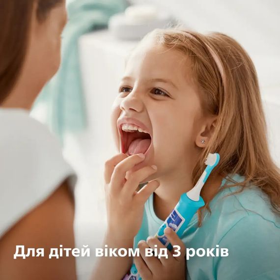 Насадки для дитячої електрощітки Philips Sonicare HX6032/90 For kids - 2 шт. (від 3 років) | Зображення 3