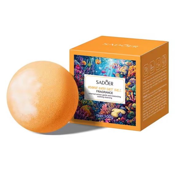 Парфумована сольова бомбочка для ванни Botanical Extract Sadoer, 100г | Зображення 4
