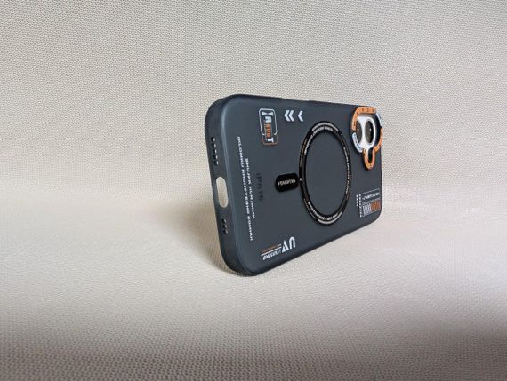 Чохол для iPhone 16 / Айфон 16 RbooT, магнітний чохол MagSafe, захисний, чорний | Зображення 4