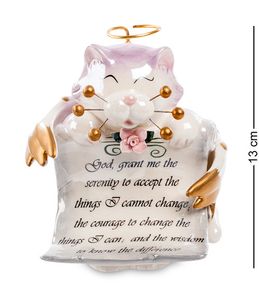 Декоративная статуэтка Cat angel 13 см