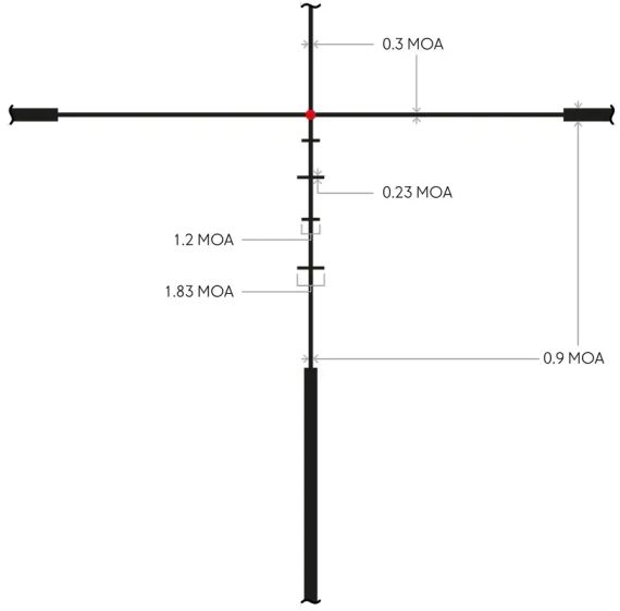 Приціл оптичний Hawke Endurance FD 2-12x50 сітка LR2 з підсвічуванням | Зображення 5