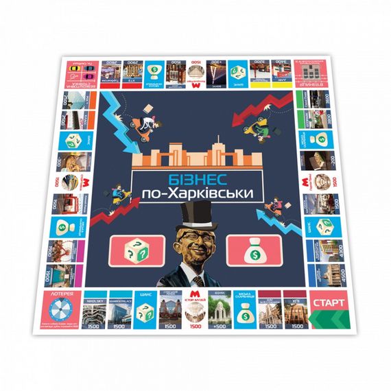 Настільна гра "Монополія Бізнес по-Харківськи" PLR-0027 | Зображення 2