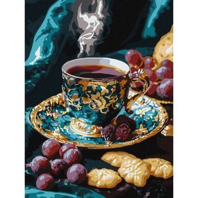 Картина по номерам "Кофе по-турецки" KHO5714 30х40 см
