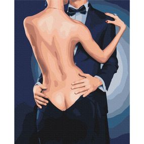 Картина за номерами "Обійми джентельмена" BS53917, 40x50 см