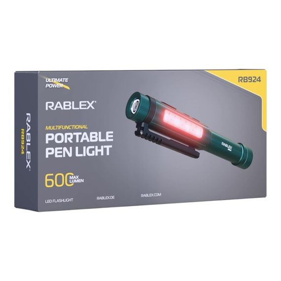 Ручний ліхтар Rablex RB924, XPG + COB LED, зарядка Type-C | Зображення 2