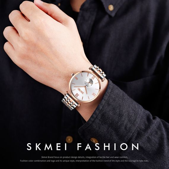 Годинник S2kmei 9198TRGSI-B Rose Gold-Silver/Silver MenMen | Зображення 2