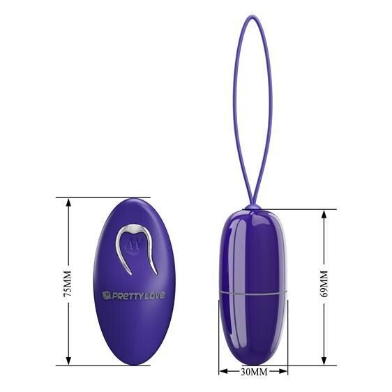 Віброяйце - Pretty Love Selkie-Youth Wireless Egg Blue Sex Aura | Зображення 2