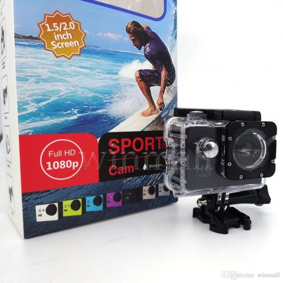 Экшн камера DVR SPORT A7, Камера gopro водонепроницаемая, Камера гоупро, Камера на голову налобная | Зображення 2