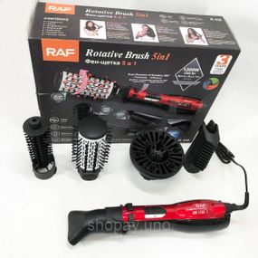 Фен вращающийся для укладки RAF R.416 5 в 1 1200 Вт, Профессиональный вращающаяся фен ZB-83