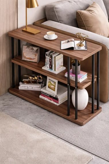 Столик интерьерный журнальный под дерево AND-1931 | Зображення 1