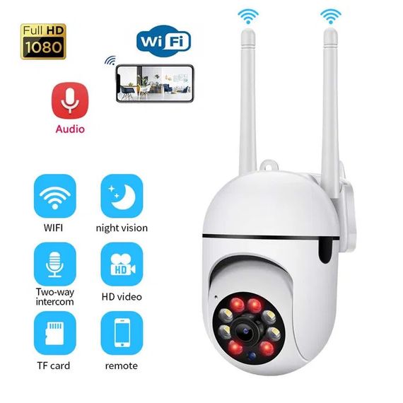 Поворотная камера PTZ WiFi A1-WIFI/IPC-E27-3 6Мп | Зображення 2