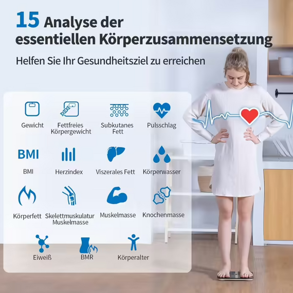 Ваги підлогові, розумні, інтелектуальні Lepulse F4 Pro | Зображення 4