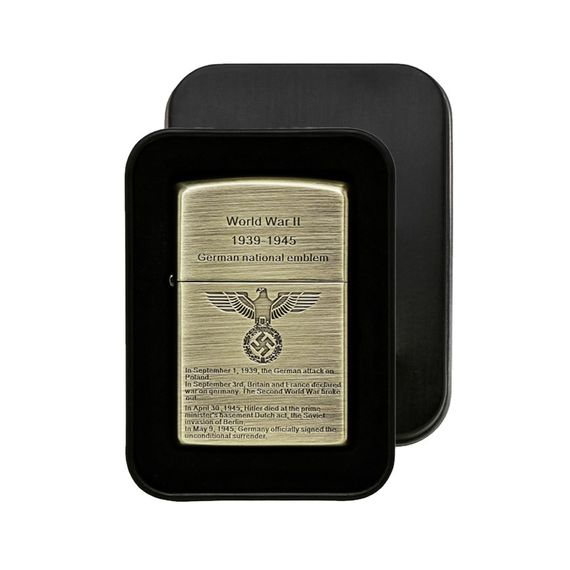 Металлическая Бензиновая Зажигалка Zorro WW2 | Зображення 1