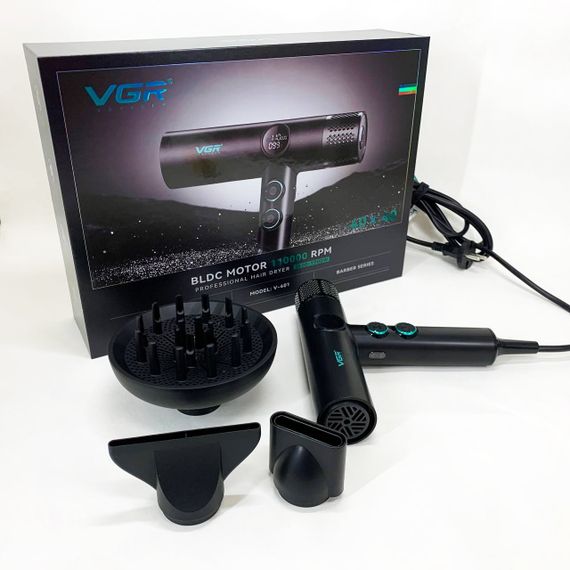Фен професійний VGR V-401 BLACK | Зображення 8