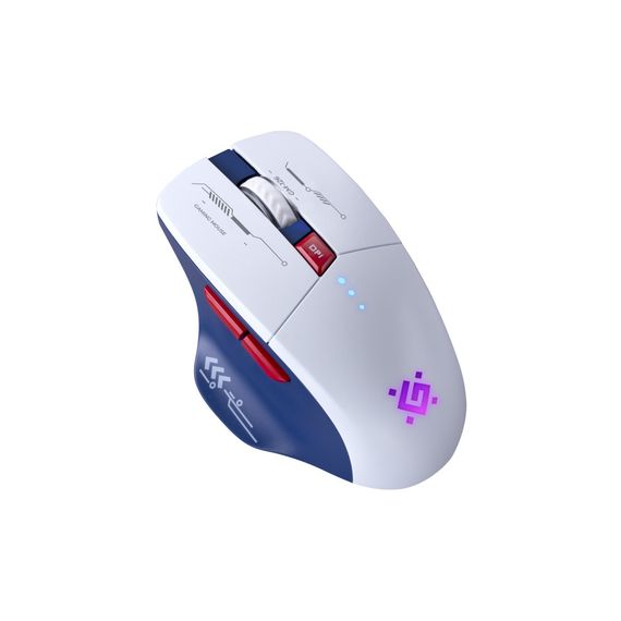 Мишка Defender Tisa GM-126 LED Wireless/Bluetooth White/Blue (52126) | Зображення 1
