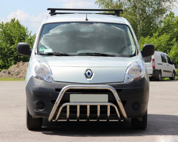 Кенгурятник WT002 (нерж.) для Renault Kangoo 2008-2020 гг