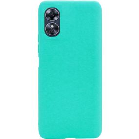 Чохол Candy Silicone для Oppo A17 / A17K колір Бірюзовий