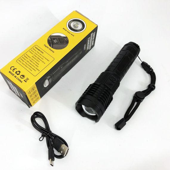 Ліхтар ручний з функцією зарядки, Кращий тактичний ліхтар Пило-вологозахищений ударостійкий UV-19 | Зображення 6