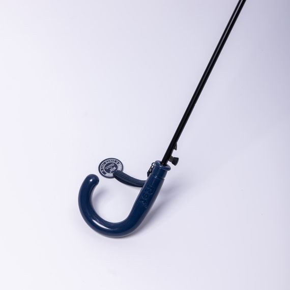 Класична дитяча парасолька-тростина напівавтомат з поліестеру 8 спиць діаметр 82 см Синя HP-23-9BL | Зображення 5