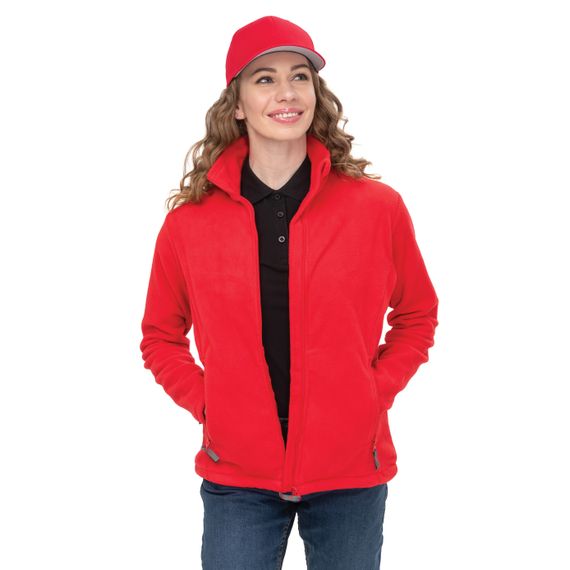 Кофта флісова жіноча JOB+, червона, розмір XXL | Зображення 1