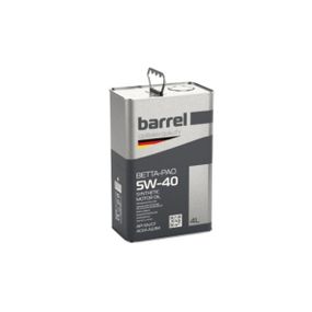 Олива моторна Barrel 5W40 Beta-PAO, 4л, 121012120