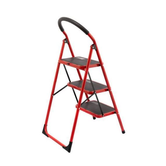 Драбина 3 сходинки, висота 1,1 м, до верхньої сходинки 0,7 м INTERTOOL LT-0037 | Зображення 1