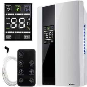 Осушувач повітря Ruhhy 21848 білий, 650 мл/день, бак 1,8 л, до 30 м², 90 Вт
