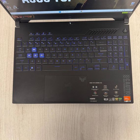 Ігровий ноутбук Asus TUF Gaming A15 FA507XV / 15.6" (1920x1080) IPS / AMD Ryzen 9 7940HS (8 (16) ядер по 4.0 - 5.2 GHz) / 16 GB DDR5 / 512 GB SSD NVMe / nVidia GeForce RTX 4060, 8 GB GDDR6, 128-bit / WebCam б/в | Зображення 2