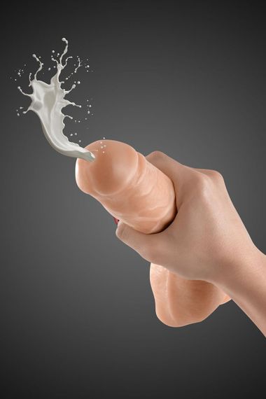 Фалоімітатор, що кінчає, Real Body — Cum Roby: довжина 23 см, діам. 4,2 см, ТРЕ, присоска sexstyle | Зображення 2