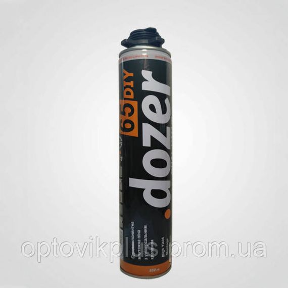 Піна монтажна DOZER 860мл (65л), руч./проф.