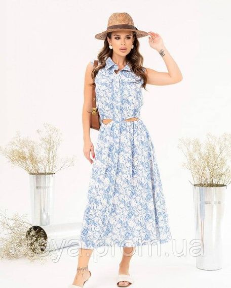 Плаття для жінок колір блакитний розмір XL FI_008256