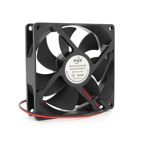 Кулер корпусный BRUSHLESS,92x92x25mm,12V/0.15A,2-pin,Black,OEM