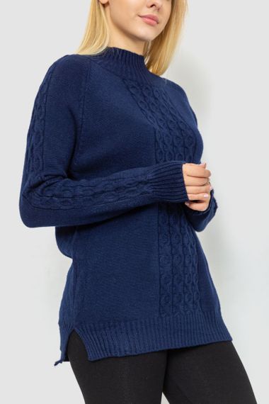Светр жіночий, колір темно-синій, 221R20PCS7 | Зображення 2