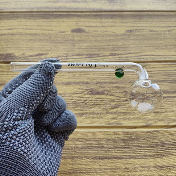 Стеклянная трубка Turn Oil Green | Зображення 1