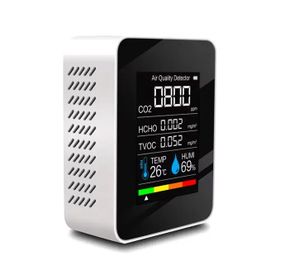 Монітор якості повітря GRILLI 5в1 White 777664 Код: 013477