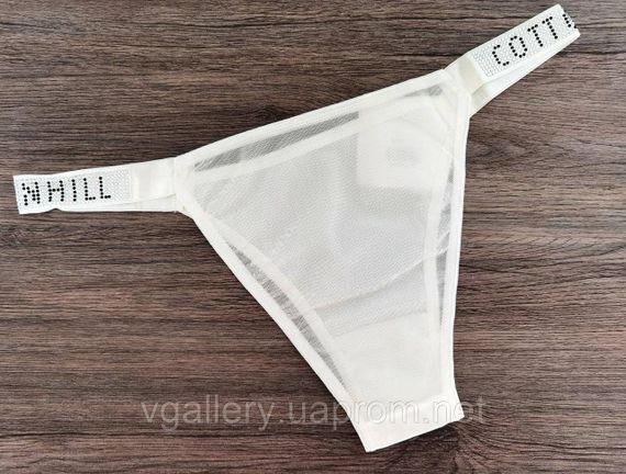 Жіночі трусики зі стразами Cotton Hill, жіночі трусики танга Коттон Хіл, жіночі трусики сліпи зі стразами | Зображення 7