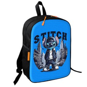 Рюкзак шкільний дитячий з принтом Стіч 36х27 см підлітковий для хлопчика, дівчинки (4061)