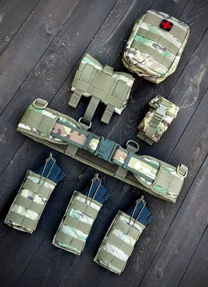 Розвантажувальний ремінь РПС факсекс з плечовим ременем + 6 підсумків мультикам | Зображення 3