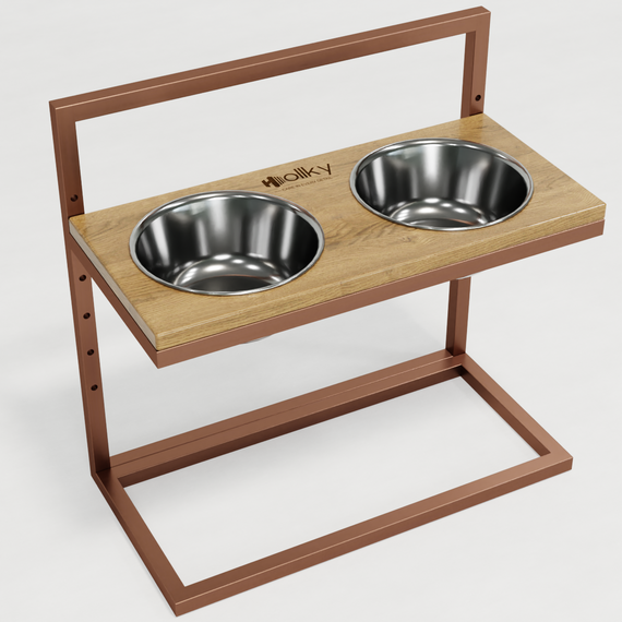 Миски на регулируемой подставке для больших собак Hollky Flex L (2 × 1.8 л) FL-502850-GLNT | Зображення 5