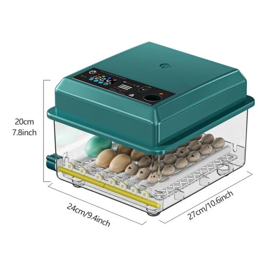 Автоматичний інкубатор на 16 яєць з цифровим контролем, автоматичним перевертанням та регулюванням вологості | Зображення 3