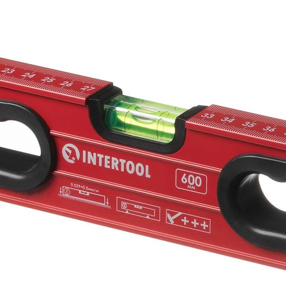 Рівень із поворотною капсулою 600 мм. 3 очі INTERTOOL MT-12661 | Зображення 4