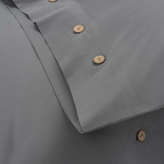 Набір постільної білизни 1,5сп Ardesto Mix&Match, підковдра 160х220см, 100% бавовна, сатин, сірий (ART1622SD) | Зображення 3