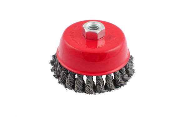 Щетка торцевая Intertool - 125 мм плетеная (BT-2125)