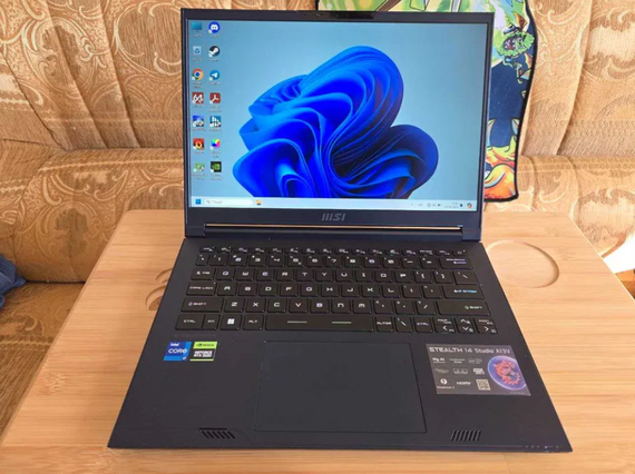 Ноутбук MSI Stealth 14 Studio - 14.0 Full HD 165Hz/I7-13620H/Rtx 4060/16/1Tb Б/В | Зображення 2