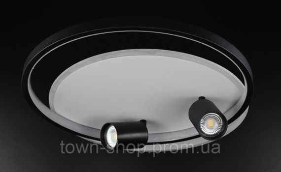 Люстра потолочная LED с пультом K012/2-led Черный 12х42х50 см.