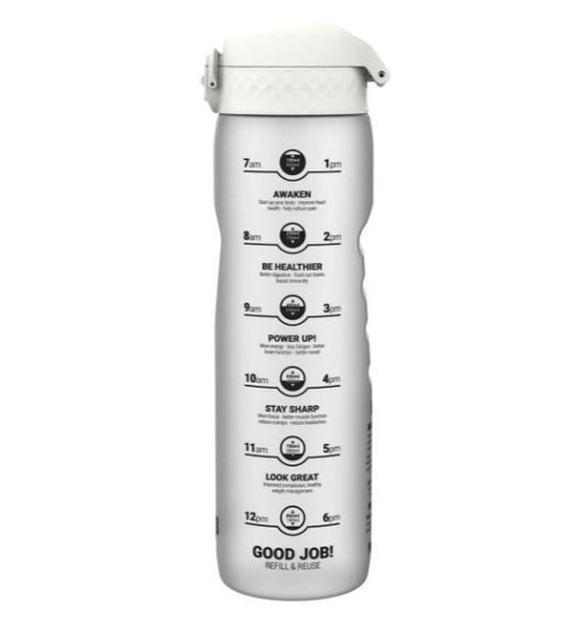 Пляшка для води ION8 1000 мл BPA Free Times To Drink (ЕКО пляшка) Ice (I8RF1000PIMOT2)