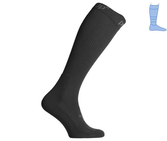 Гольфи компресійні LongDry PRO демісезонні чорні | Зображення 1