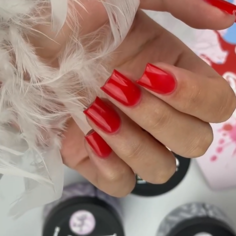 Гель для нарощення нігтів Valeri Builder Gel №12 (червоний) 15мл