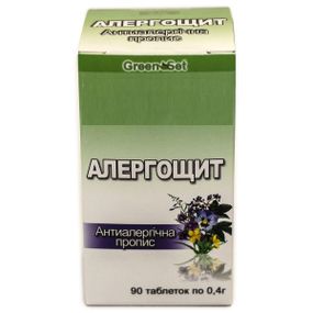 Протиалергічний комплекс GreenSet Алергощит - Антиалергічна пропис 90 таблеток